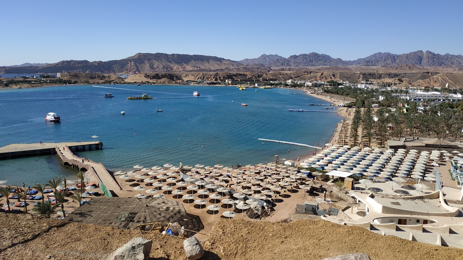 Foto van Sharm Ash Sheikh public met helder zand oppervlakte