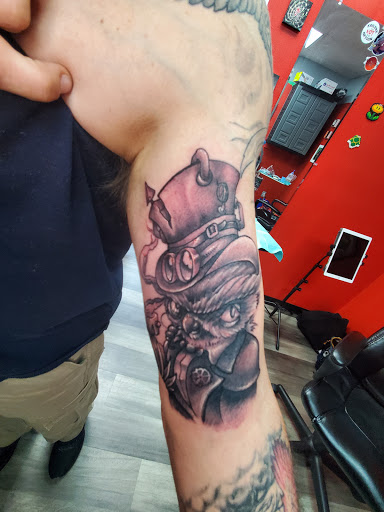 Explore cookie monster tattoo ideas, creative tattoo ideas in Providence, available at F.I.N.A.O. Ink Tattoo Company
