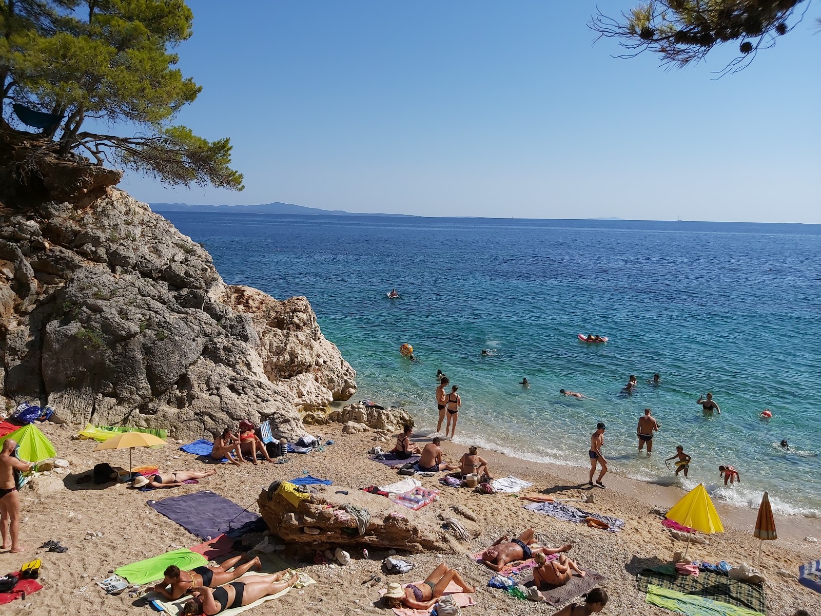 Foto de Jagodna beach con agua cristalina superficie