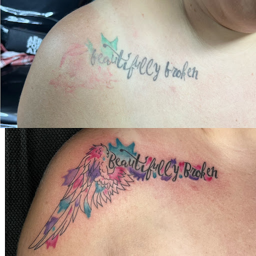 Explore christian tattoo ideas women, creative tattoo ideas in Meridian, available at Creative Pain Tattoo Studio