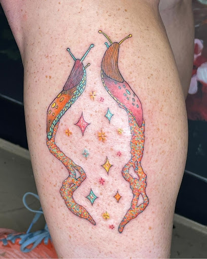 Explore bear tattoo ideas for men, creative tattoo ideas in Eugene, available at High Priestess Piercing & Tattoo