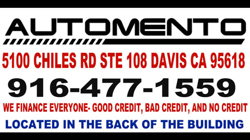 Used Car Dealer «Automento Auto Sales», reviews and photos, 5100 Chiles Rd ste 210, Davis, CA 95618, USA