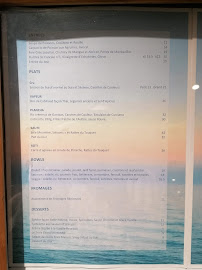 Menu / carte de Maison Mer à Le Touquet-Paris-Plage