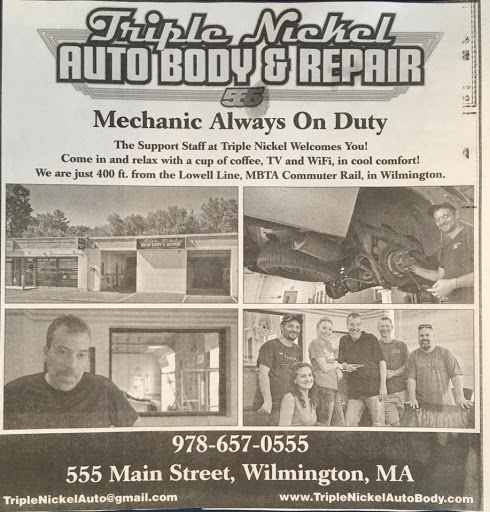 Auto Body Shop «Triple Nickel Auto Body & Repair LLC», reviews and photos, 555 Main St, Wilmington, MA 01887, USA