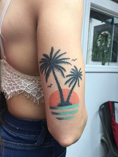 Explore hour glass tattoo ideas, creative tattoo ideas in Orange Park, available at All Aces Tattoo and Body Piercing LLC