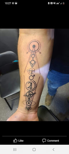 Explore small tattoo ideas behind ear, creative tattoo ideas in Owensboro, available at Shaka Tattoo owensboro ky