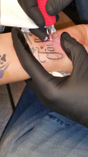 Explore beetlejuice tattoo ideas, creative tattoo ideas in Oak Forest, available at Peace Of Art Tattoo And Art Studio