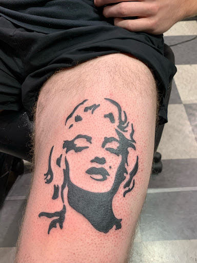 Explore shooting star tattoo ideas, creative tattoo ideas in Old Orchard Beach, available at Mad Hatters Tattoo Studio