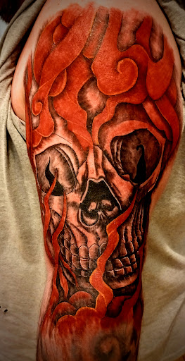 Explore music tattoo ideas, creative tattoo ideas in Clintonville, available at Temple Ink Tattoo Shop