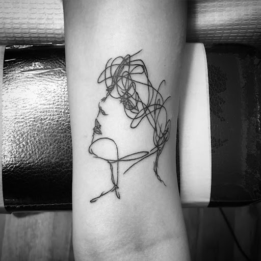 Explore mountain sleeve tattoo ideas, creative tattoo ideas in Madera, available at Sea Wolf Tattoo