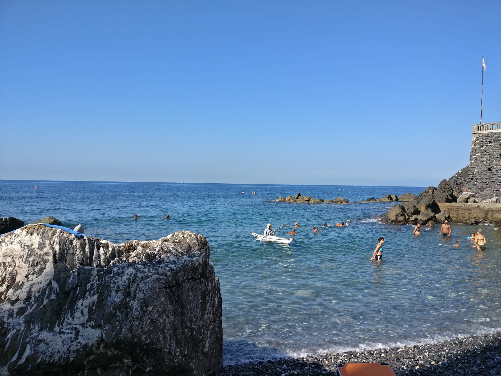 Spiaggia Murcarolo'in fotoğrafı küçük koy ile birlikte