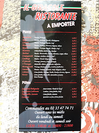 Carte du IL GIRASOLE RISTORANTE à Gonfreville-l'Orcher