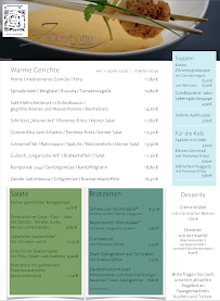 Menu du Zauberhütte à Peiting