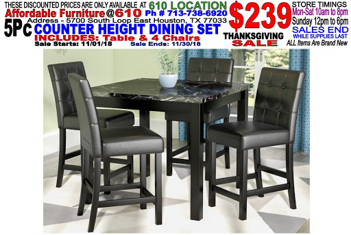 Furniture Store «Affordable Furniture 610», reviews and photos, 5700 South Loop E F, Houston, TX 77033, USA