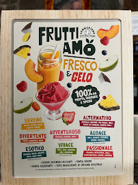 Menu du Bar die Grotta di Su Mannau à Fluminimaggiore