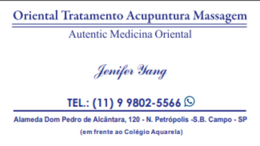 Logo da empresa - Tratamento oriental