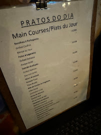 O Cocas à Lisbon menu