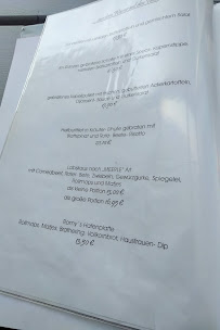 Restaurant Das Hafenrestaurant by La Villa à Rostock (le menu)