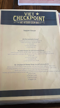 Restaurant vietnamien Viet Checkpoint à Berlin (la carte)