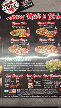 Menu / carte de Pizza Service à Imphy