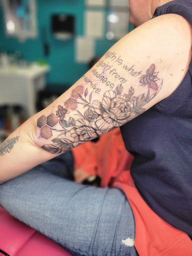 Explore celtic tattoo sleeve ideas, creative tattoo ideas in New Hampton, available at Ink, Metal & Gems by Leanne