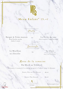 Carte du Restaurant La Closerie à Dijon