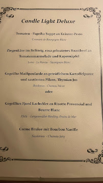 Menu / carte de Brasserie Ganymed à Berlin