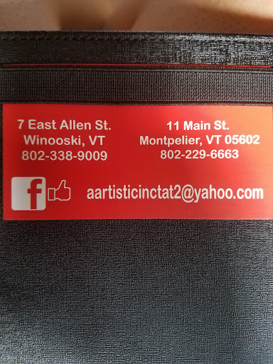 Tattoo Shop «Aartistic Inc», reviews and photos, 7 E Allen St, Winooski, VT 05404, USA