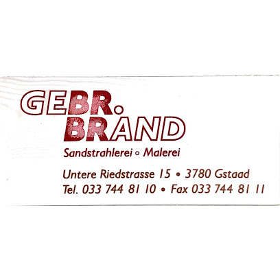 Gebrüder Brand GmbH Malerei und Sandstrahlerei
