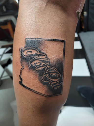 Explore dark sleeve tattoo ideas, creative tattoo ideas in Sierra Vista, available at Enchanted Dragon Inc.