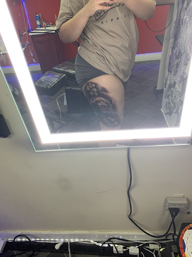 Explore half chest tattoo ideas, creative tattoo ideas in Richmond, available at Captured Moment Tattoos