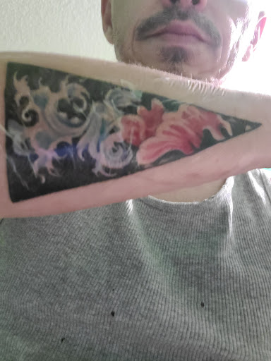 Explore cat memorial tattoo ideas, creative tattoo ideas in Alamosa, available at The Shop Tattoo & Comics