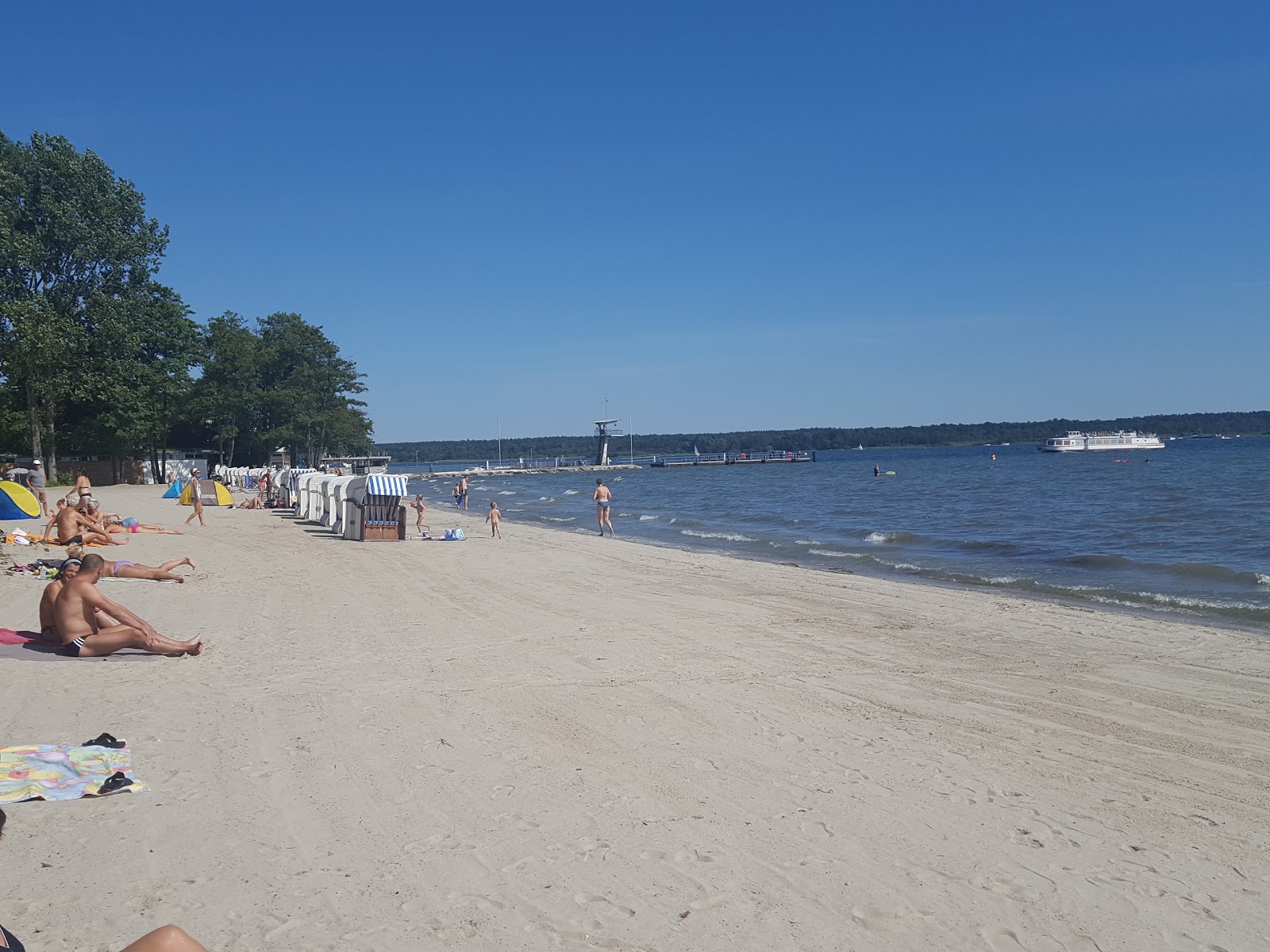 Foto de Badestrand Klink com areia brilhante superfície