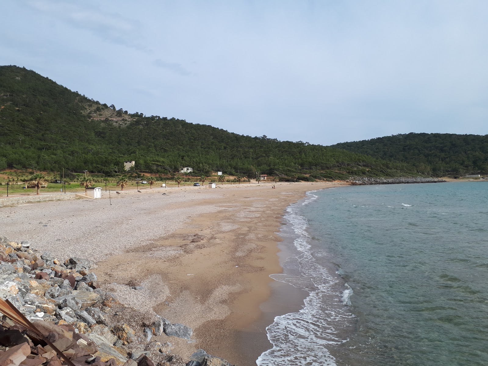 Foto van Incekum beach met ruime baai