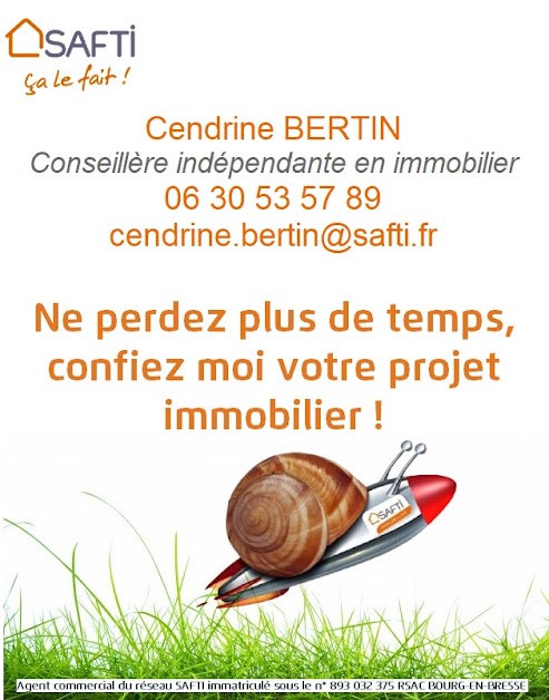 Cendrine Bertin Conseillère immobilier SAFTI Bourg-en-Bresse à Bourg-en-Bresse (Ain 01)