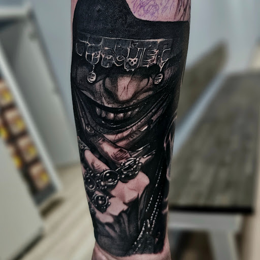 Explore black and gray tattoo ideas, creative tattoo ideas in Wasilla, available at Twin Ravens Tattoo
