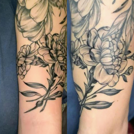 Find animal neck tattoo ideas for your next unique tattoo in Covington at River Ratz Tattoo