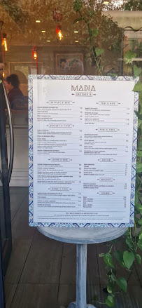 Restaurant Madia Drogheria à Rome (la carte)
