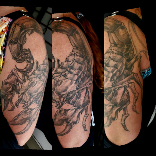 Explore michael myers tattoo ideas, creative tattoo ideas in Toledo, available at Cross Over Tattoo Studio