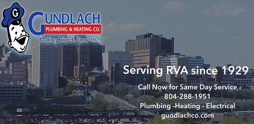 HVAC Contractor «Gundlach Heating, Cooling, Plumbing & Electrical», reviews and photos, 2707 Ellis Ln, Richmond, VA 23294, USA