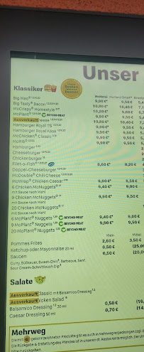 Carte du McDonald's à Bingen
