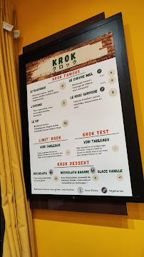 Menu / carte de Lo Cròc a la Lèsta à Toulouse