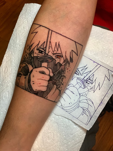 Explore turbo tattoo ideas, creative tattoo ideas in Seaside, available at Sacred 8 Studios