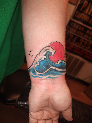 Explore courage the cowardly dog tattoo ideas, creative tattoo ideas in Export, available at Patriotic pain tattoo