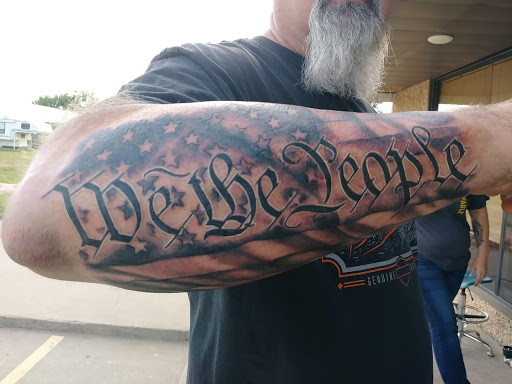 Explore greek god tattoo ideas, creative tattoo ideas in Woodward, available at Red Sagas Tattoo Parlor