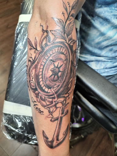 Explore scoliosis tattoo ideas, creative tattoo ideas in Saraland, available at Exit 13 Tattoo