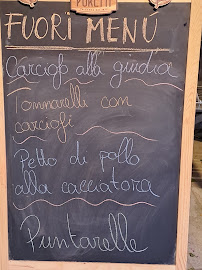 Pizzeria Capraecavoli Tufello 1960 à Rome carte