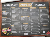 Menu du Pizzeria San Pietro à Orthez