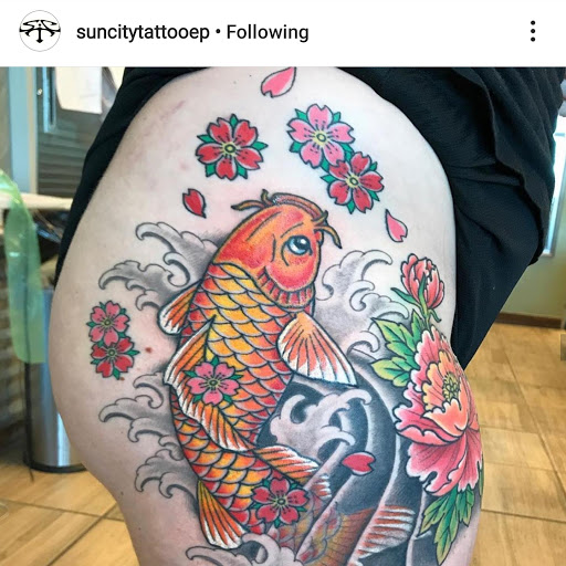 Explore great christian tattoo ideas, creative tattoo ideas in El Paso, available at Sun City Tattoo Montana