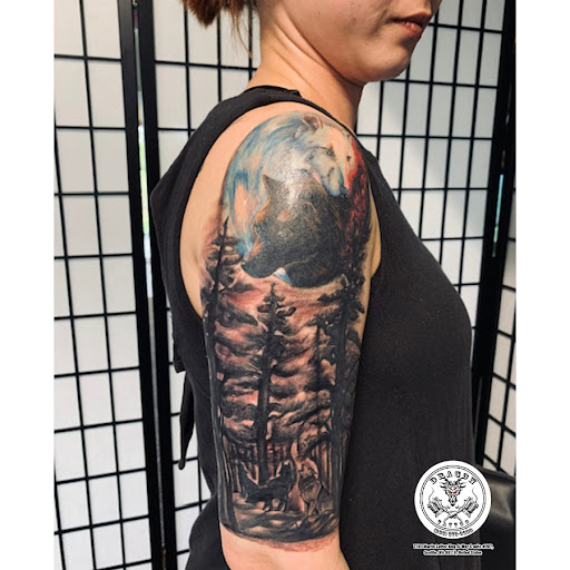 Explore october birth tattoo ideas, creative tattoo ideas in Seattle, available at Dragon Tattoo